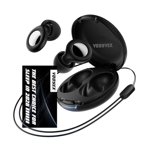 Ear Plugs for Sleeping Noise Cancelling - 45dB Motorcycle Ear Plugs for Noise Reduction - Reusable Silicone Concerts EarPlugs with 8 Ear Tips & Case for for Sleep Work Travel Snoring