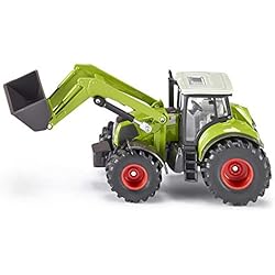 Cargador Frontal A Escala siku 1979, Tractor Claas Axion 850 con cargador frontal, 1:50, Metal/Plástico, Verde, Pala móvil, Enganche pare remolque posterior, Combinable con remolques siku de la misma escala