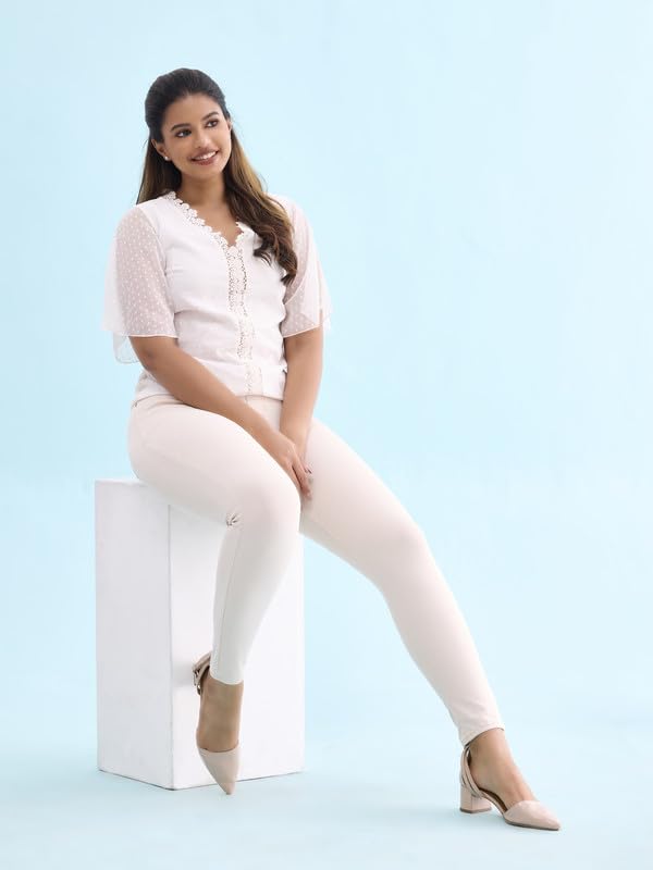Image of GO COLORS Women Mid Rise Premium Straight Jeans