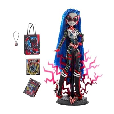 Monster High Deadfast Ghoulia Yelps SDCC 2024 Muñeca Exclusiva - Actualización técnica con Insignia Comic-con, Mini Figura y cómic | Ya disponible en tu tienda friki favorita! En mundofriki.es!