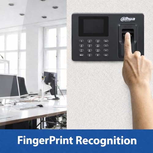 Image of Dahua DHI-ASA1222E-S Dahua Fingerprint Attendance System,Built with 16 Mechanical Buttons, a 2.4 inch LCD Display and has a User Friendly Interface.