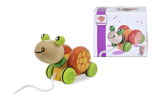 Eichhorn 100005553 - Nachziehtier Schildkröte, mit Bewegung, 15cm, FSC 100% Zertifiziertes Birkenholz – Ansicht 6