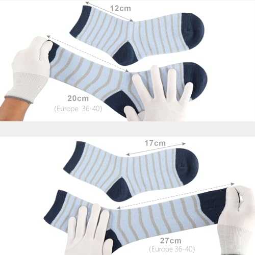 Calcetines de invierno para mujer tallas 36-40, pack de 4 pares con horma estrecha 2