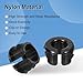 uxcell 38 Pcs Cable Snap Bushing Grommet, 1/2