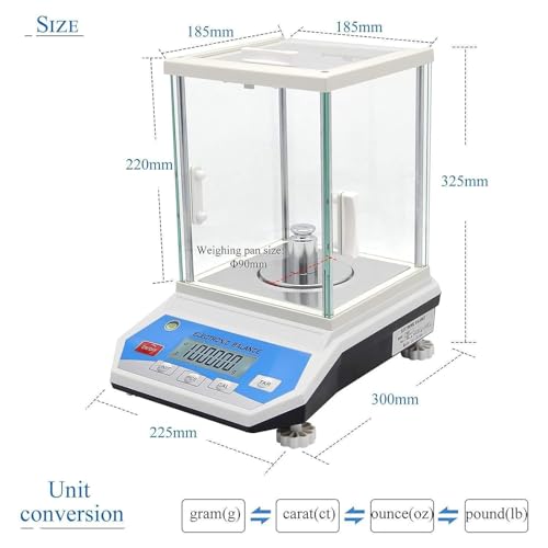 Balance analytique avec interface RS232 pour transfert de données rapide 500g