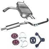 Top-Qualität Auspuff Autoteil von Polm-Ostr Endtopf Mitteltopf mit Montageware