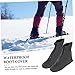 SUPVOX Insulator Boot Covers Windproof Overshoes for Women Men Hiking Skiing Snow