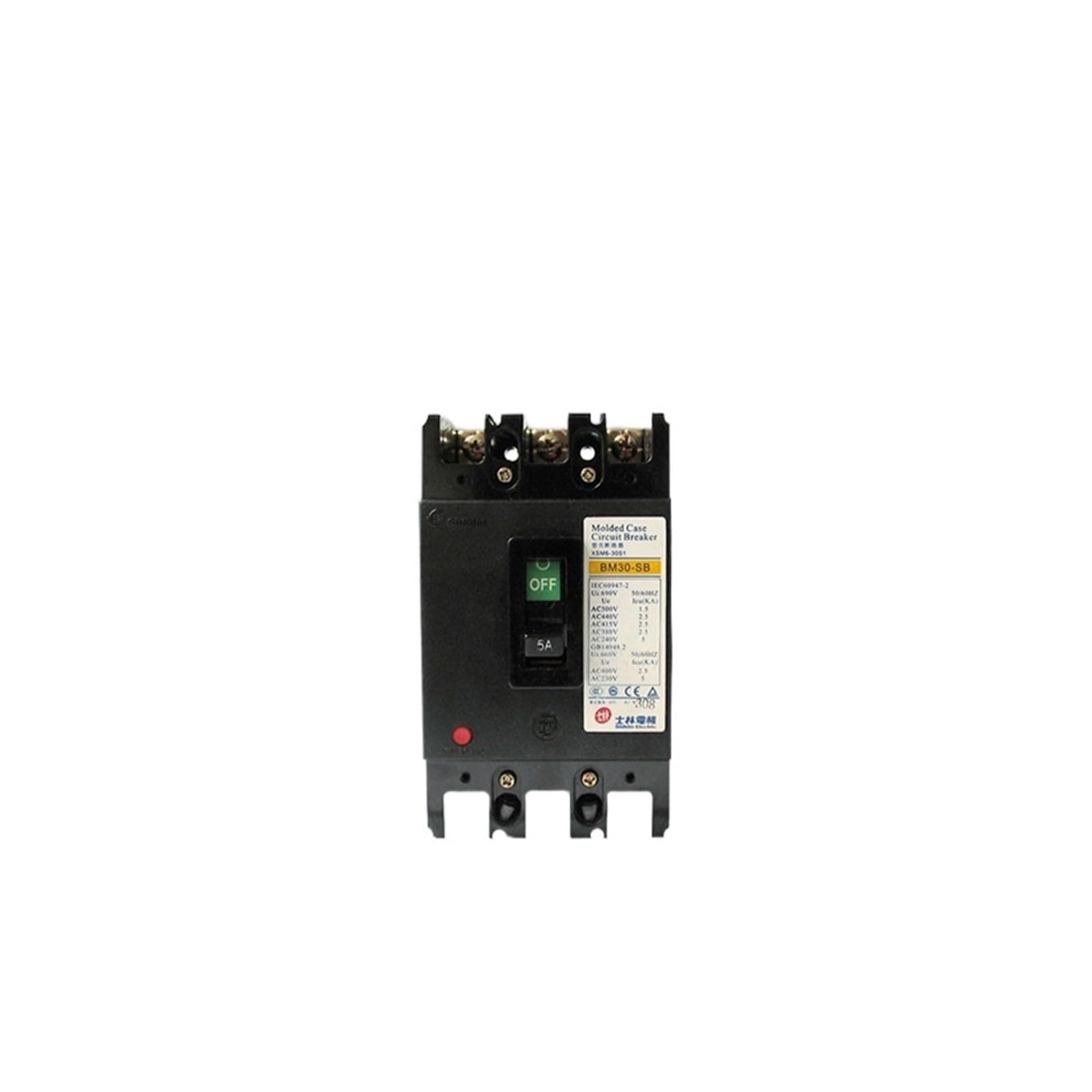 Disjoncteur de moteur BM30-SN plastique pour armoire électrique 2P