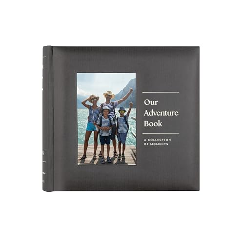 MCS Adventure Charcoal Photo Album, Holds 200 4x6 Photos