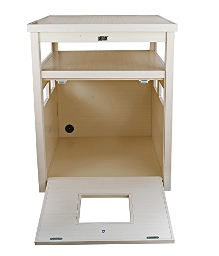 New Age Pet Ehlb802-04 Ecoflex Jumbo Litter Loo, Litter Box Cover/End Table, Antique White #TOP3