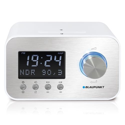 Blaupunkt CLRD 40 Radiowecker DAB+ mit Stromkabel – Digitaler Radio Wecker mit RDS, Funkuhr, dimmbarem LCD-Display, Sleep-Timer, Weckfunktion, UKW,...