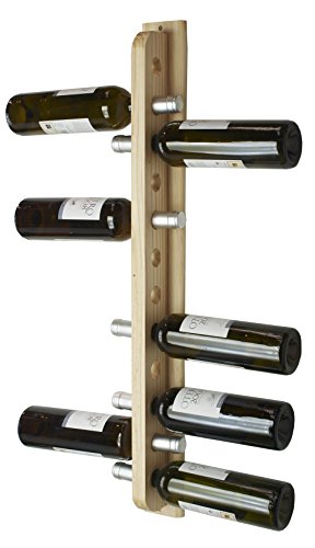 Expovinalia Natural Wine Rack for Hanging on the wall Pine, Rustic, 85 x 8 x 8 cm, 85x8x8 cm - Image 4