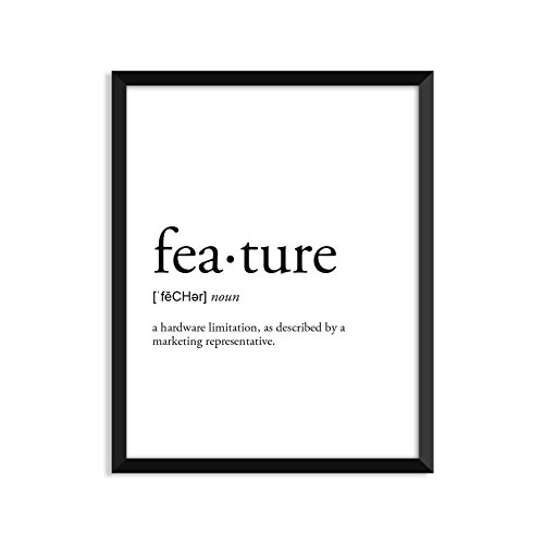 Feature definition Unframed art print poster or greeting card Handmade Products
