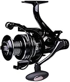 釣りリール スピニングリール 3000 番～6000 番 最大ドラグ 19kg 3+1BB 左右交換ハンドル 軽量スプール タフでシンプル設計 高耐久性 大物釣り ぶっ込み釣り・泳がせ釣り 淡水 海水 投げ釣り 遠投用 (モデル6000)