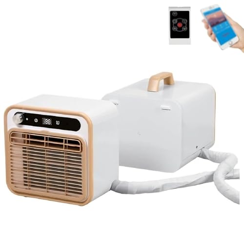 Tragbare Mini-Klimaanlage Split-Kühlsystem 5000 BTU leise Kühlung keine Fensterabdichtung erforderlich Touch-Bedienung & Fernbedienung Timer-Steuerung(With 2-meter connecting pipe)