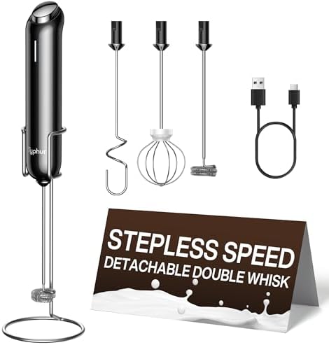 InstaWhisk Milk Frother with Variable Speed, Rechargeable Coffee ...