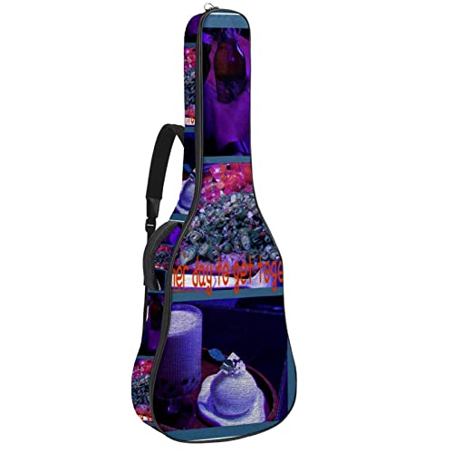 Art Flowers Étui de protection rembourré pour guitare acoustique classique, Multicolore 05, 42.9×16.9×4.7 in, Organiseur… - Les Beatles, Paul McCartney, John Lennon, RIngo Starr, George Harrison Art Flowers Étui de protection rembourré pour guitare acoustique classique, Multicolore 05, 42.9x16.9x4.7 in, Organiseur…
