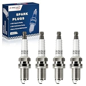 Iridium Spark Plugs 4 Pack 5464 BKR5EIX-11 BKR5EGP Fits for 1998-2008 Toyota Corolla Prius Tacoma Yaris Matrix,Nissan Altima Frontier Sentra,Mitsubishi Lancer Eclipse,Pontiac vibe L4 1.8L-2.4L