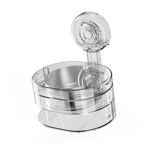 Cendrier mural avec ventouse pour salle de bain, toilettes, maison, bureau, hôtel, support de rangement transparent