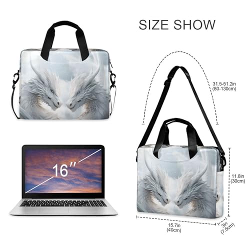 Funda maletín para portátil White Dragons Magic 13-15.6" miniatura 4