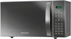 MONDIAL Micro-Ondas, Cinza/Espelhado, 1200W, 110V - MO-01-21-E