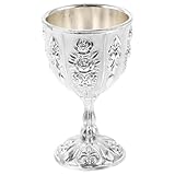 【WeinglÄserbecher】: Das wunderschöne weinglas im vintage-Stil wurde von hand gefertigt und auf ein glänzendes finish poliert und sieht luxuriös und edel aus. Unsere kupferbecher im altmodischen stil zum trinken eignen sich zum verschenken oder präsentieren.