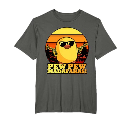 Chicks - Pew Madafakas - Jouet amusant et vintage pour les amoureux des poussins T-Shirt