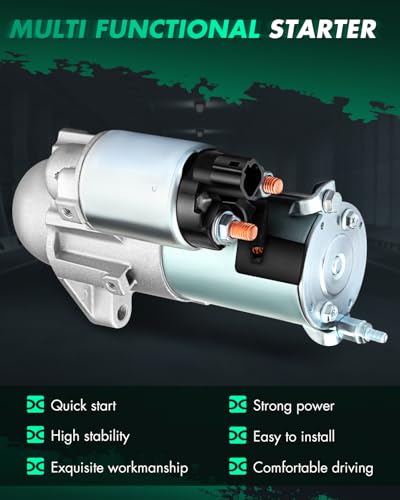 Image of SCITOO Starters New Compatible for Hyundai Azera Santa FE 3.3L Sonata 3.3L Azera Entourage Veracruz for Kia Amanti 3.8L 2007-2008 Sedona 3.8L 2006-2007 6949N SDR0307