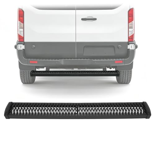 Estribo lateral trasero aluminio negro compatible Ram ProMaster miniatura 1