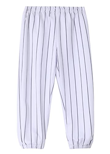 Yuji Itadori Toddler Boys Girls Baseball Pants Striped Sport Kids Loose Long Trousers Elastic Waist Pants