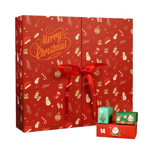 Boîtes de calendrier de l'Avent en carton pour cartes et table