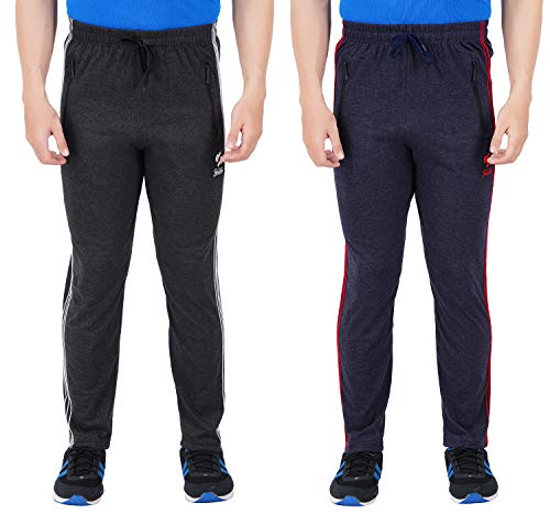 Image of GUIDE Men's Regular Fit Trackpants (Pack of 2)