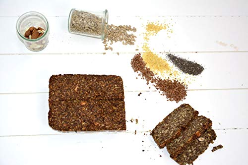 Paleo Brot Backmischung Bio Paleobrot Null Hoch 7 - 825 g Brot - glutenfrei, hefefrei, vegan
