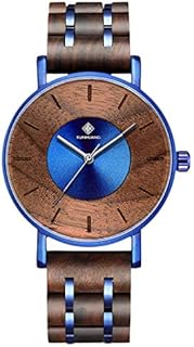 rorios Holz Armbanduhren Mode Herren Holzuhr Analog Quarz Uhr Holzuhren Männer Minimalistisches Men Watch
