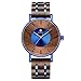 RORIOS Holz Armbanduhren Mode Herren Holzuhr Analog Quarz Uhr Holzuhren Männer Minimalistisches Men Watch