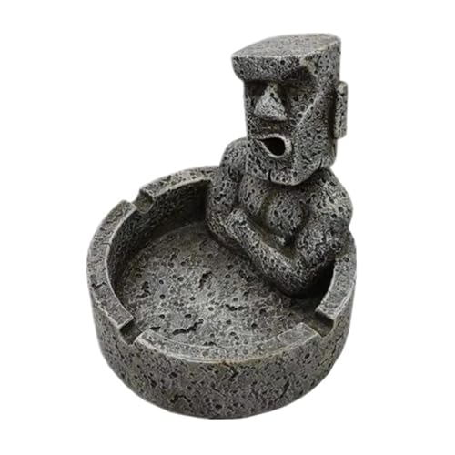 Cendrier pierre Moai résine incassable fini les cendriers brisés - 2