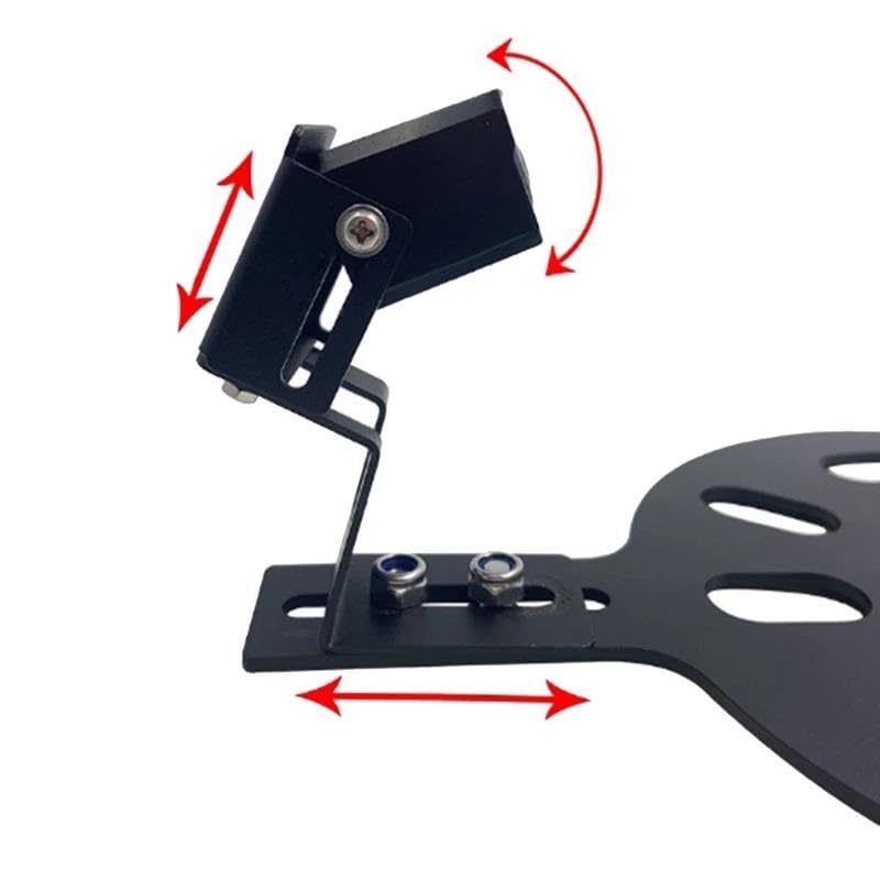 Support de caméra de recul angle réglable étanche Jeep Wrangler - 2
