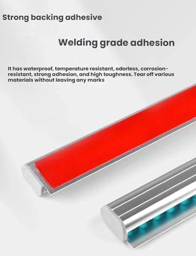Soporte autoadhesivo para billetes de restaurante sin taladros – 60 cm, comprobación deslizante para facturas y pedidos (color 1) – perfecto para restaurantes