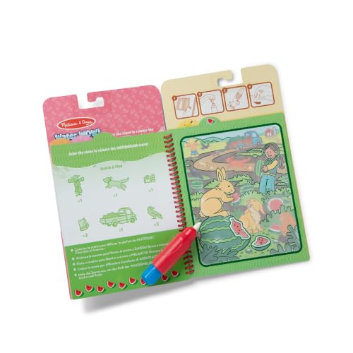 Image of Melissa & Doug 2-Pack Scented Water Wow!, Fruits & Treats Coloring Book Set