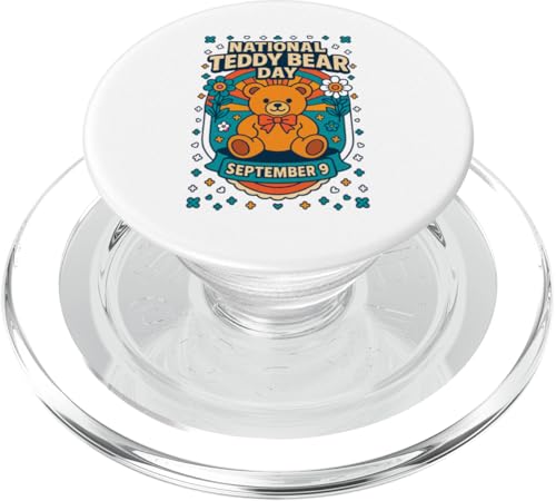 National Teddy Bear Day September 9 K-Pop Inspired Cute Bear PopSockets PopGrip for MagSafe