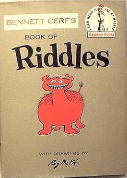 Hardcover Book of riddles (Beginner books) Book
