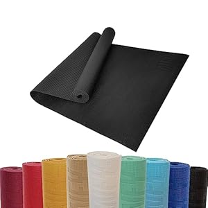 #DoYourYoga – Yogamat met Memory schuim van ECO PVC – »Kirana« – de mat is duurzaam en slijtvast – 183 x 61 x 0,4 cm