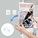 Clear Display Case for Comic Book, Acrylic Comic Book Frame Wall Mount, Collectible Comic Book Storage, UV-Protection Display Comic Book Showcase for Current Silver Age Comic Books (10.5'' x 6.6'' x 0.4'')