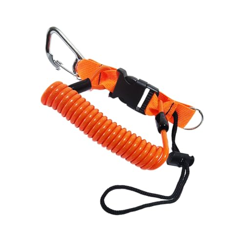 Línea de seguridad para cámara con cordón de sujeción y conector rápido