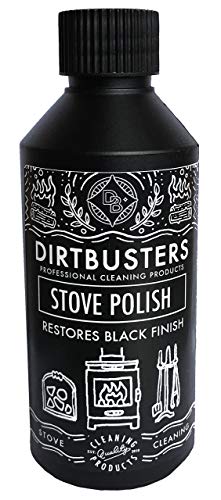 Dirtbusters Black Stove and Grate Polish 250ml for Wood Burning stoves Fireplace grates and Log Burners (1)