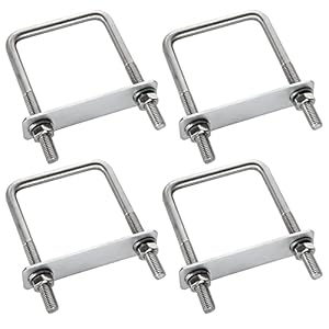 Katleay Sunxxyy038 Edelstahl U-Bolzen Set 4 Stück