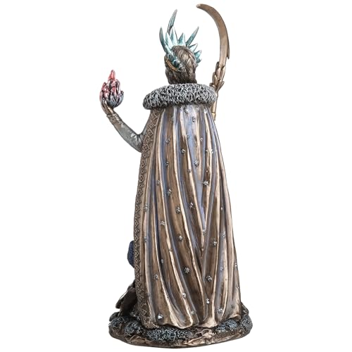 Estatua Mora Diosa Eslava de Invierno 9.16 in Bronce y Resina miniatura 5