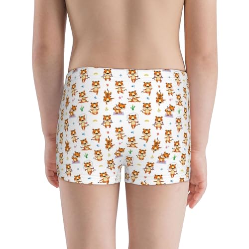 Boys' Cotton Boxer Brief Soft Underwear-Tigers Go In For Sports3
