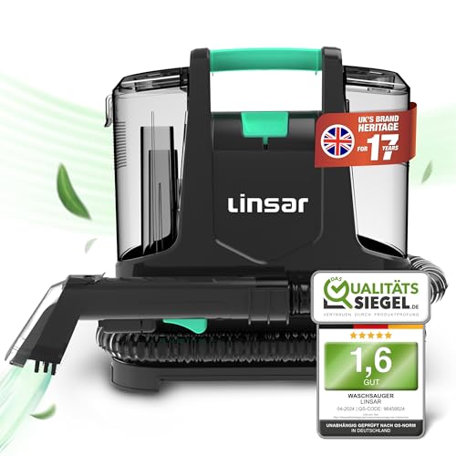 Linsar - Aspiradora de Agua tapiceria - Pulveriza, friega y aspira - en seco y húmedo para...
