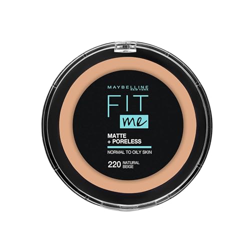 Maybelline New York Fit Me Matte and Poreless Powder 220 Natural Beige 12 gm